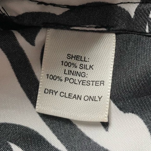 Y2K Black White Silk Strapless Halter Flutter Top 10 Fairycore Office Siren Goth - Picture 9 of 11